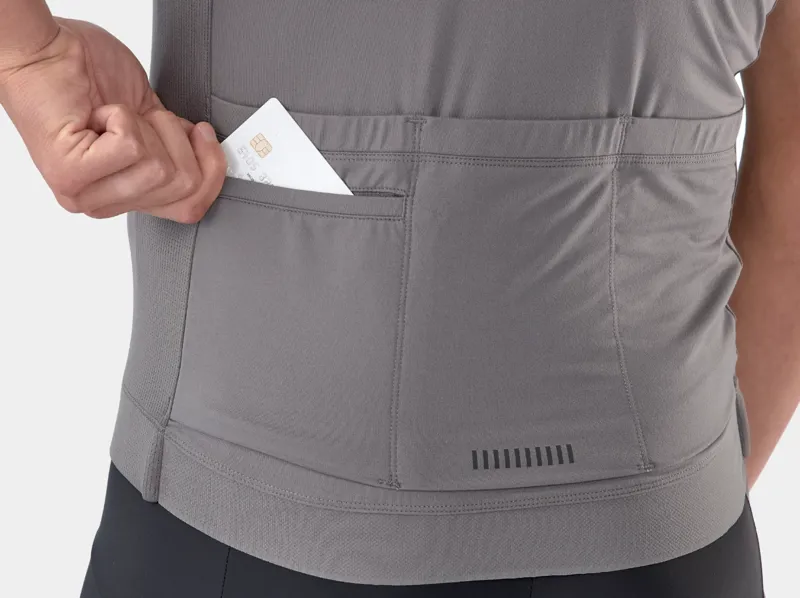 Trek Circuit Ltd Short Sleeve Jersey in Charcoal/Black-2